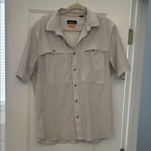 Orvis Men's White Button Down Shirt